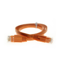 Orange ethernet cat6 Flat Patch Cable